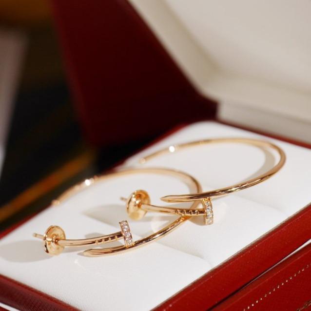 Cartier JUSTE EARRINGS DIAMONDS 1.8MM - Image 6