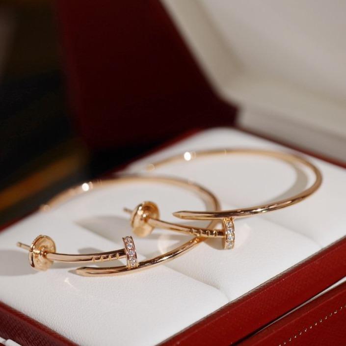 Cartier JUSTE EARRINGS DIAMONDS 1.8MM - Image 7