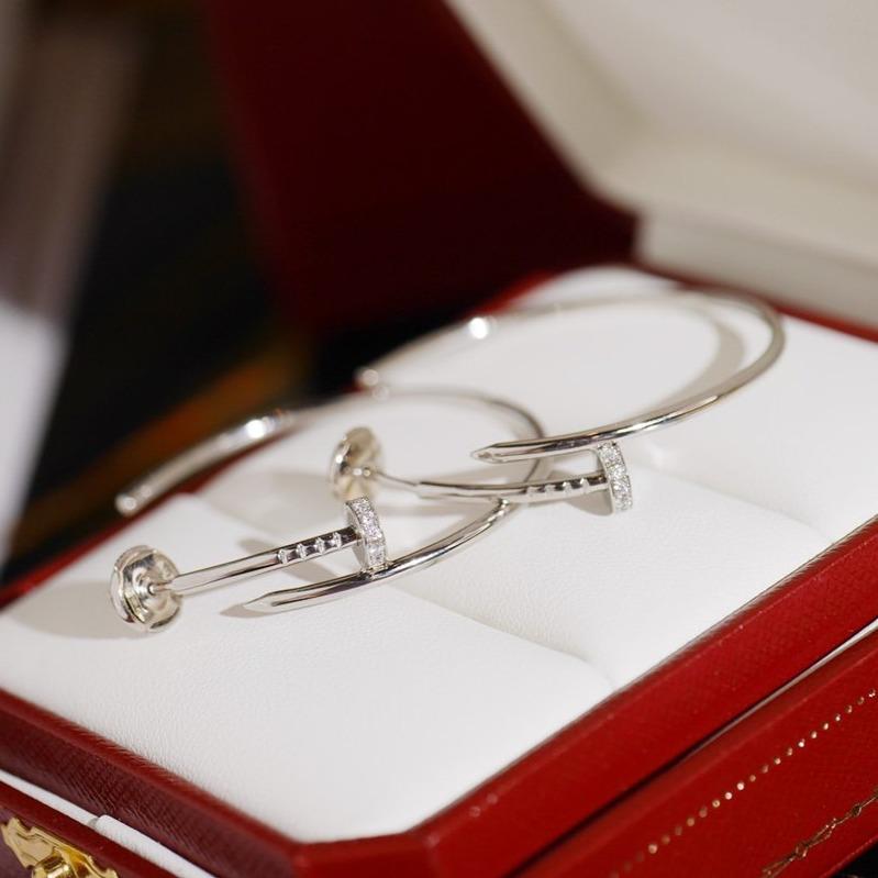 Cartier JUSTE EARRINGS DIAMONDS 1.8MM - Image 9