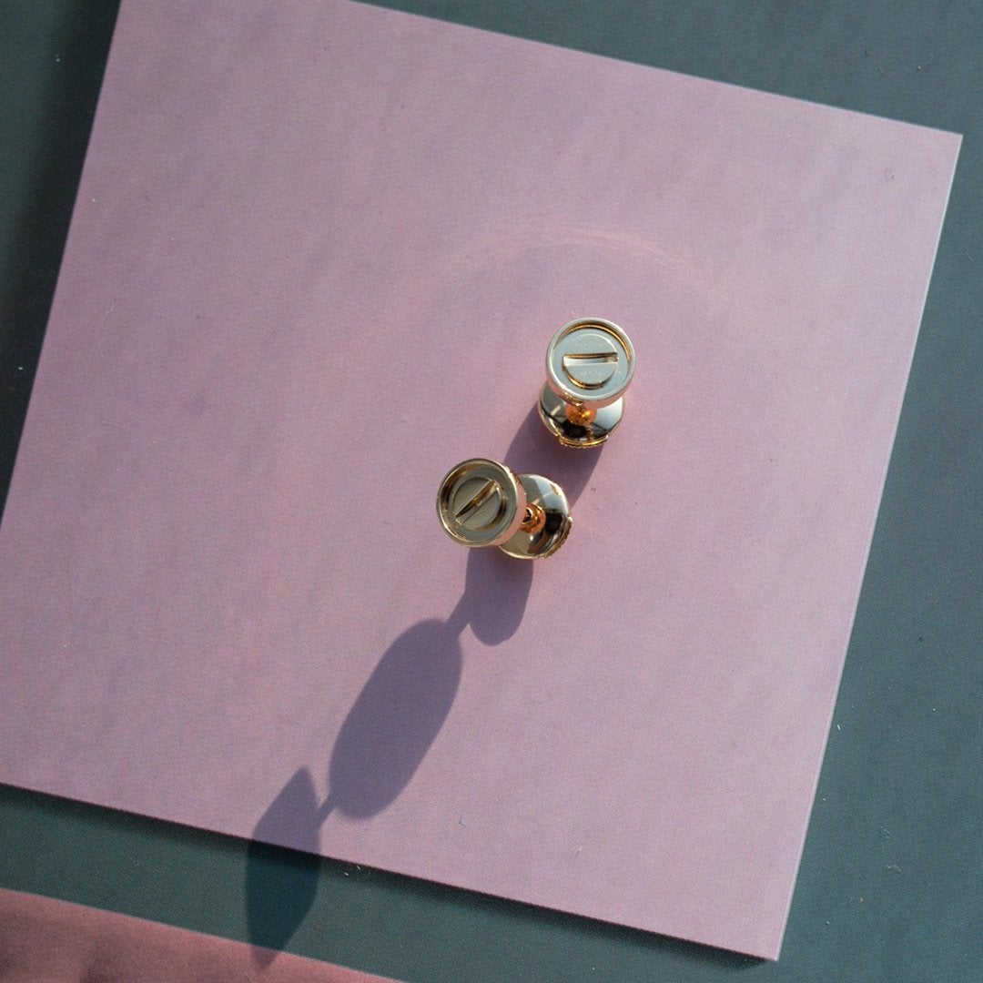 Cartier LOVE EARRINGS PINK GOLD 10MM - Image 6