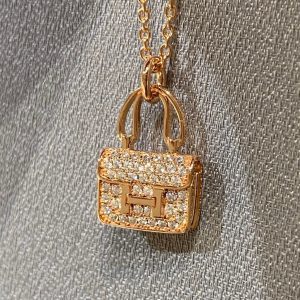 Hermès CONSTANCE PEDANT DIAMOND NECKLACE