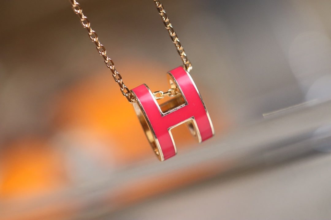 Hermès POP H PEDANT PINK GOLD - Image 8