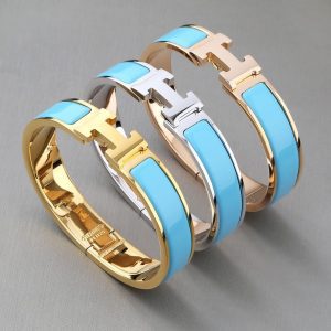 Hermès H CLOUD BLUE BRACELET