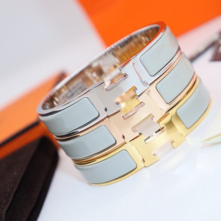 Hermès H LIGHT BLUE BRACELET - Image 2