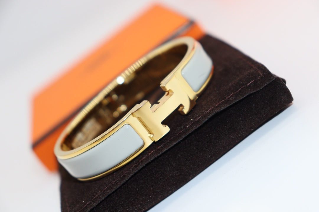 Hermès H LIGHT BLUE BRACELET - Image 7