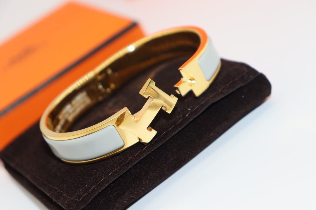 Hermès H LIGHT BLUE BRACELET - Image 8