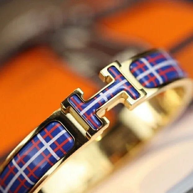 Hermès H TARTAN BRACELET 12MM - Image 3