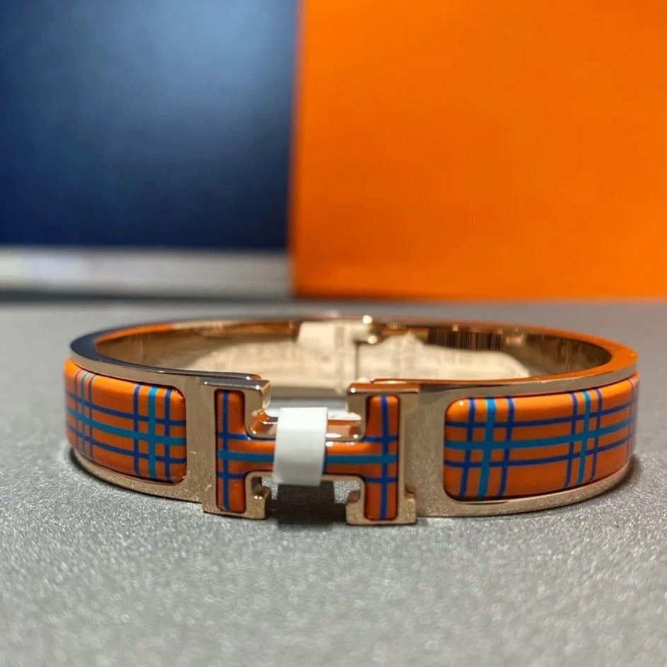 Hermès H TARTAN BRACELET 12MM - Image 2