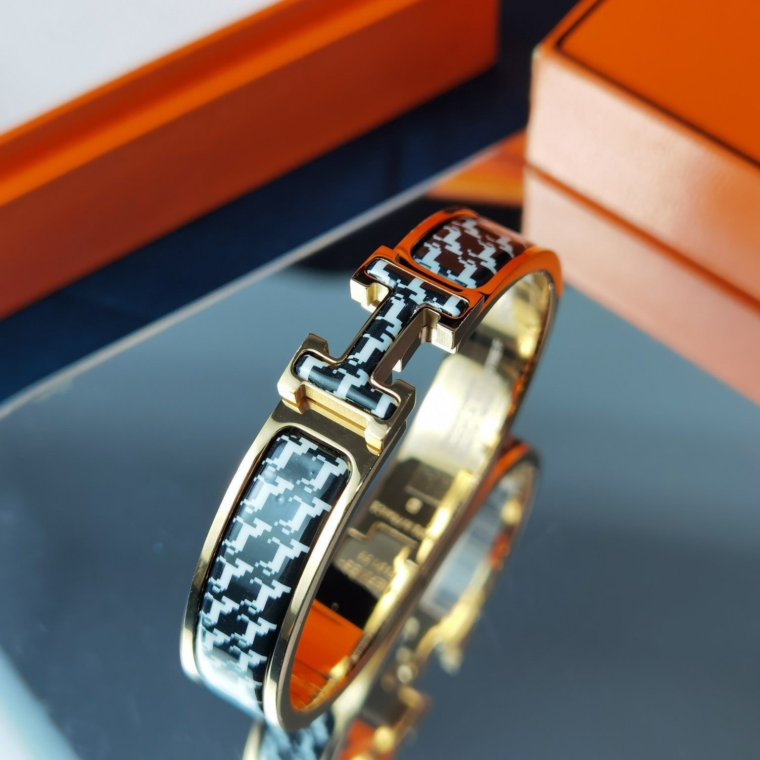 Hermès H HORSE BRACELET 12MM - Image 6
