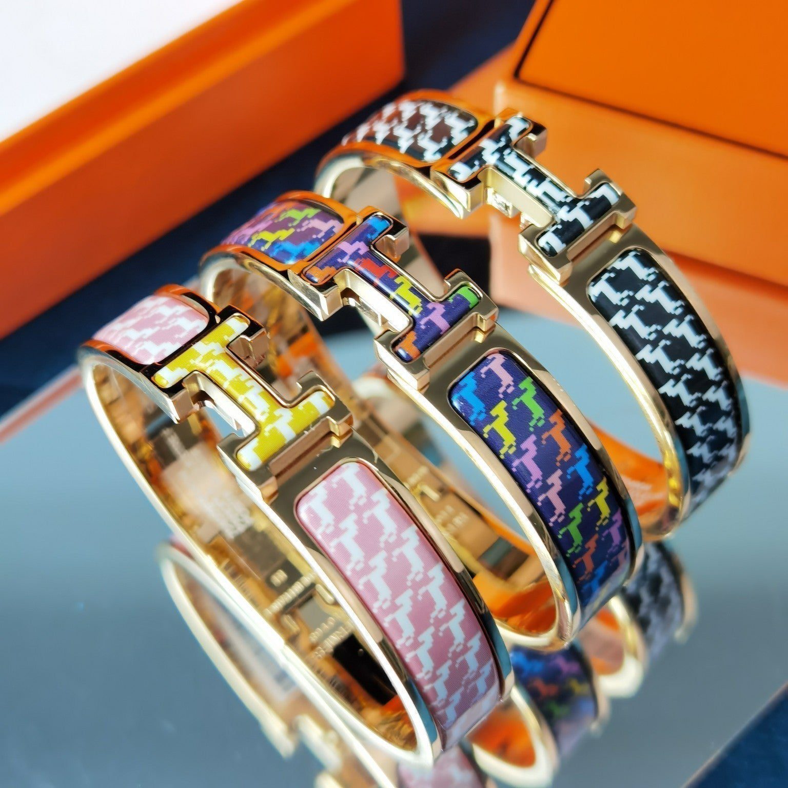 Hermès H HORSE BRACELET 12MM