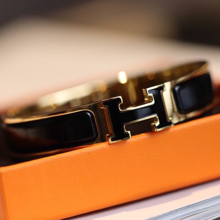 Hermès H BRACELET 12MM GOLD - Image 3