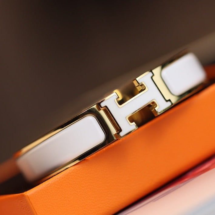 Hermès H BRACELET 12MM GOLD - Image 4
