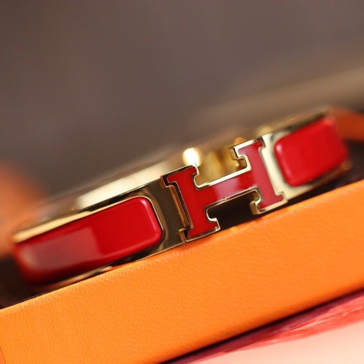 Hermès H BRACELET 12MM GOLD - Image 2