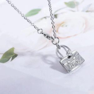 Hermès AMULETTE PEDANT SILVER NECKLACE