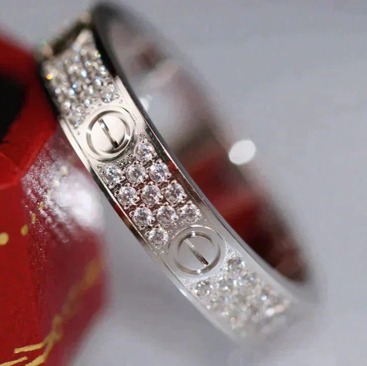 CartierLOVE RING 3.6MM DIAMOND PAVED - Image 9