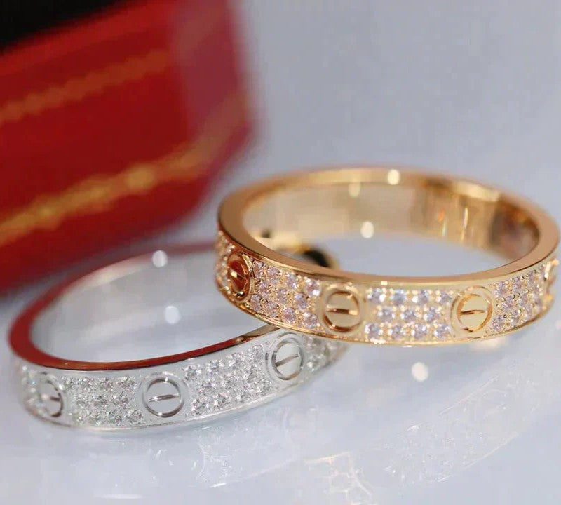 CartierLOVE RING 3.6MM DIAMOND PAVED - Image 10