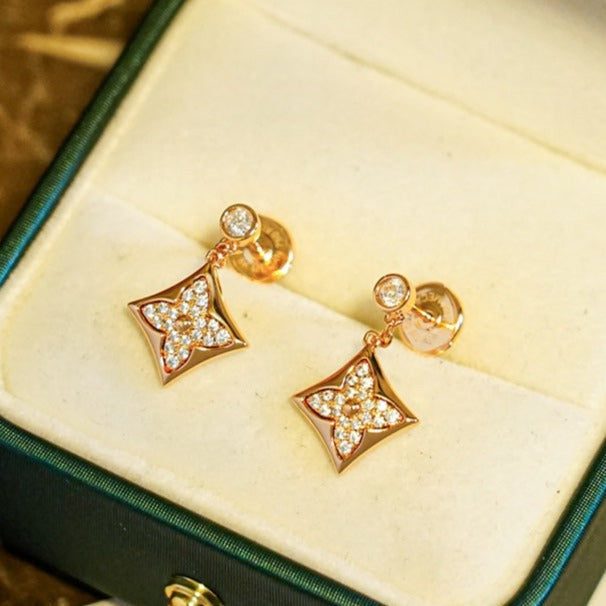 Louis Vuitton STAR DIAMONDS EARRINGS GOLD - Image 3