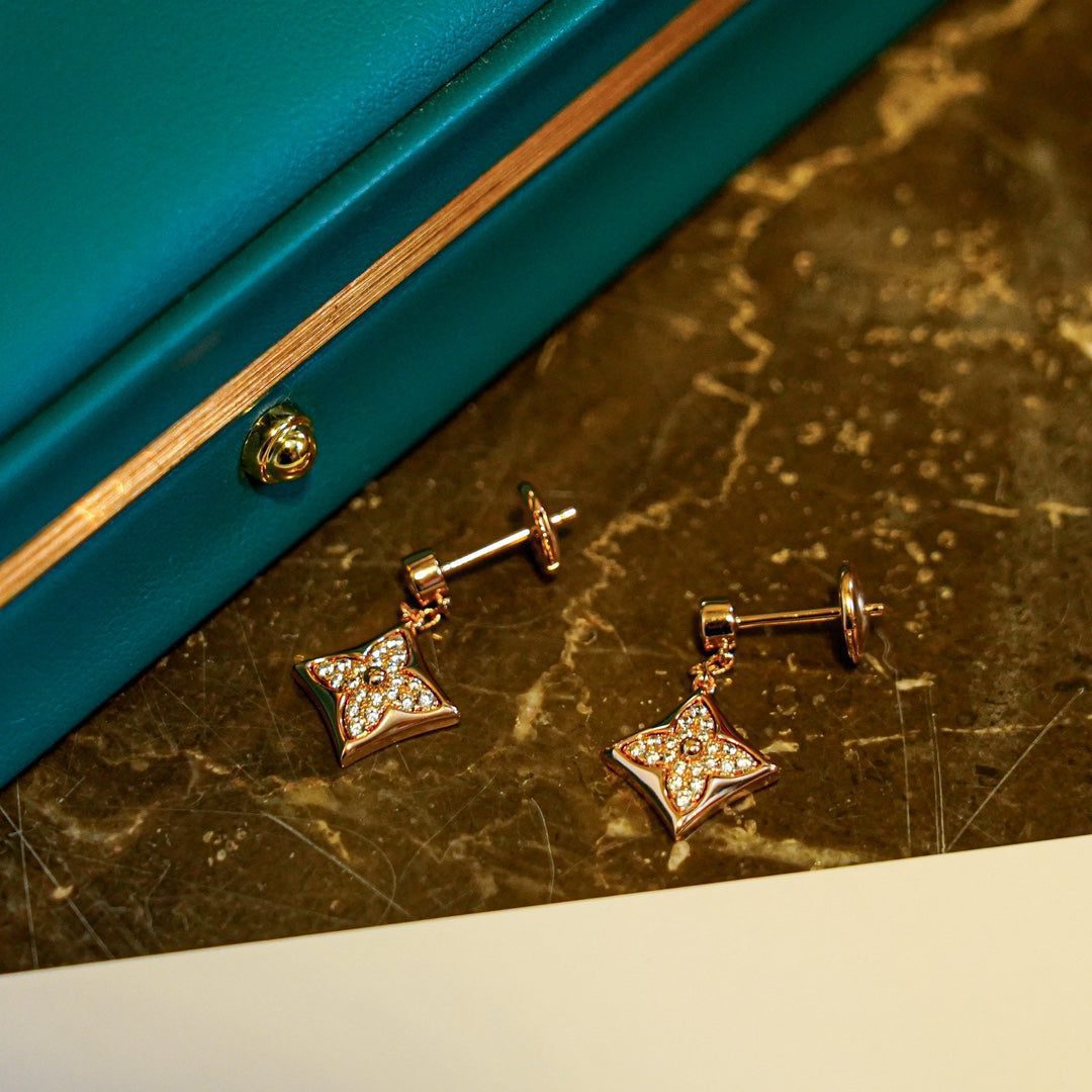 Louis Vuitton STAR DIAMONDS EARRINGS GOLD - Image 5