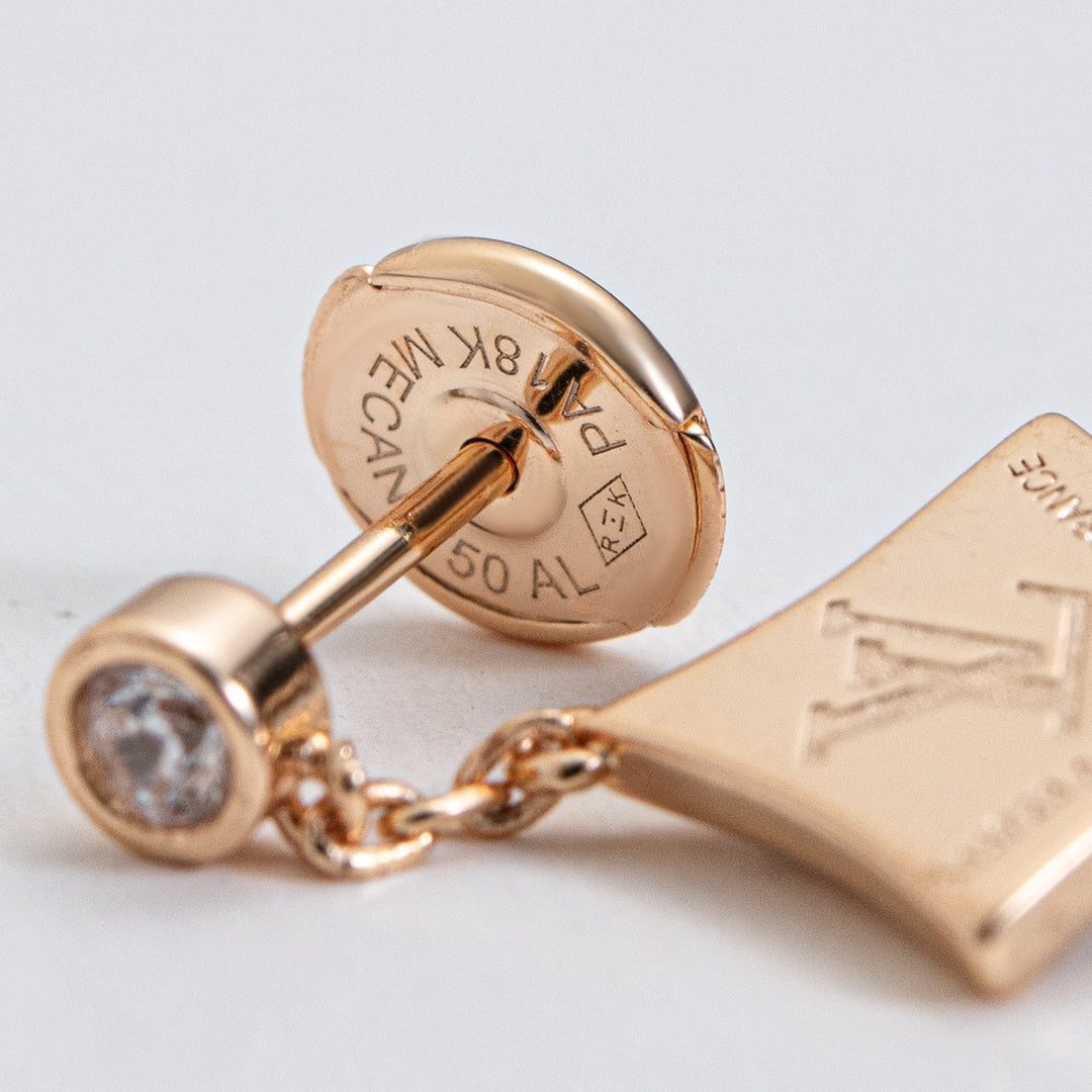 Louis Vuitton STAR DIAMONDS EARRINGS GOLD - Image 8