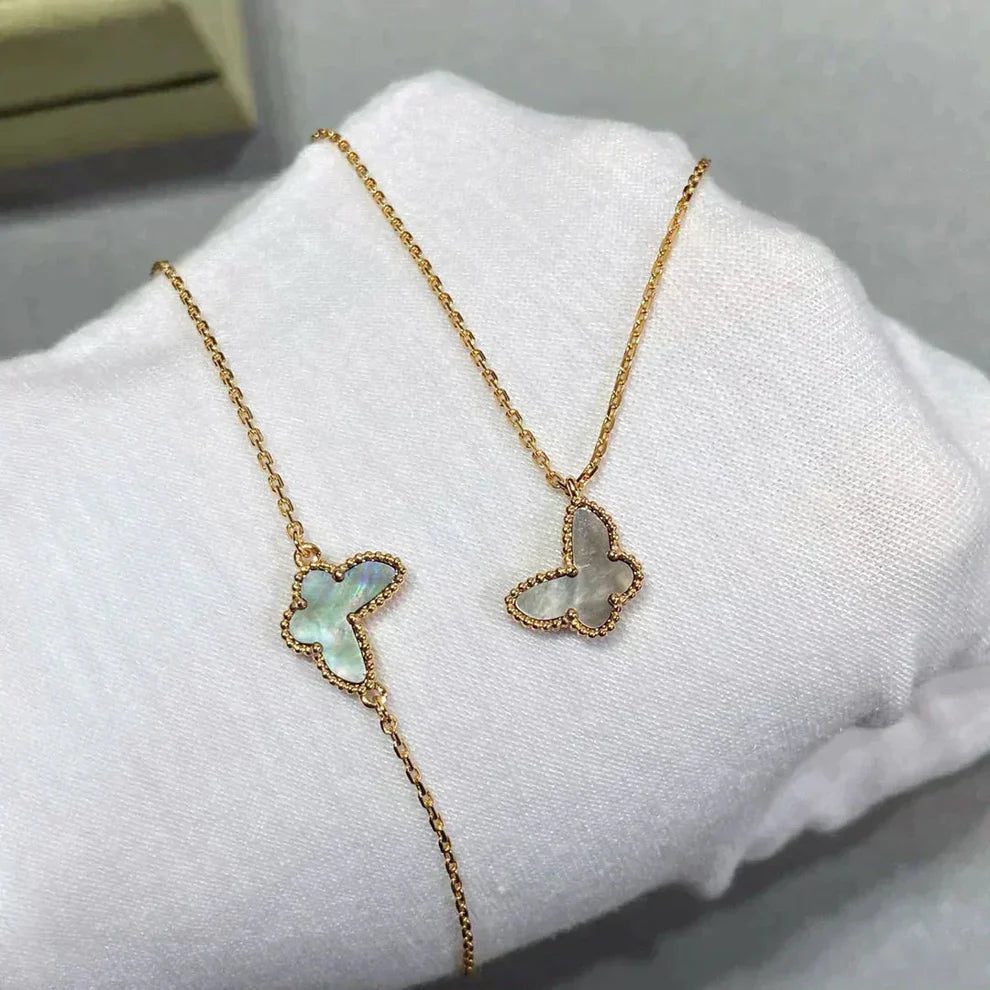 Van Cleef & Arpels BUTTERFLY GREY FRITILLARY BUTTERFLY BRACELET - Image 6