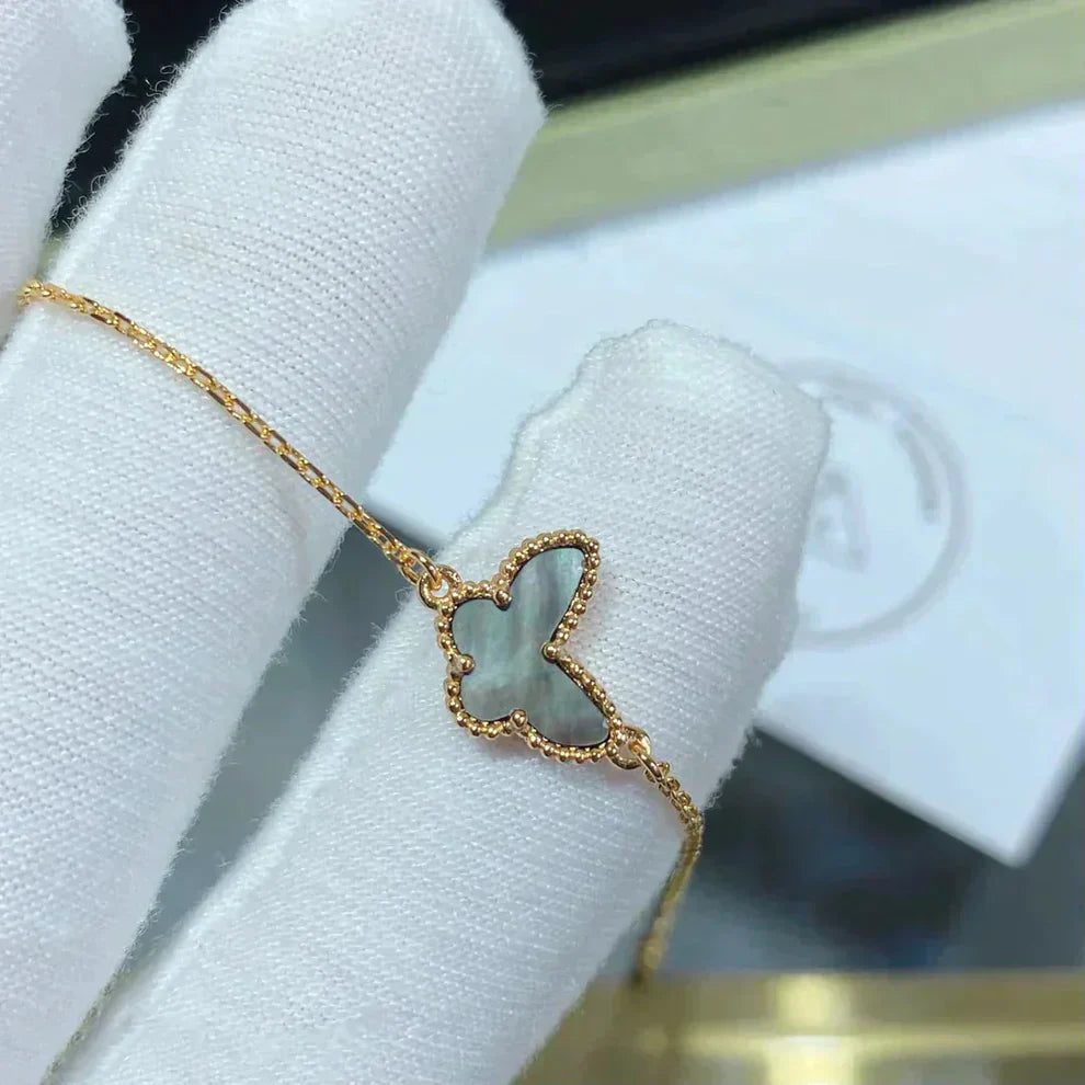 Van Cleef & Arpels BUTTERFLY GREY FRITILLARY BUTTERFLY BRACELET - Image 7