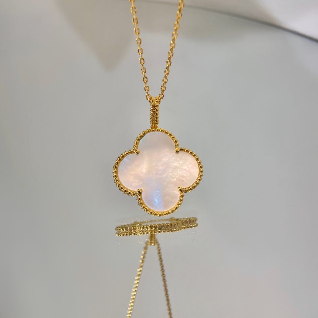 Van Cleef & Arpels CLOVER 25MM MOP LARGE PENDANT NECKLACE - Image 4