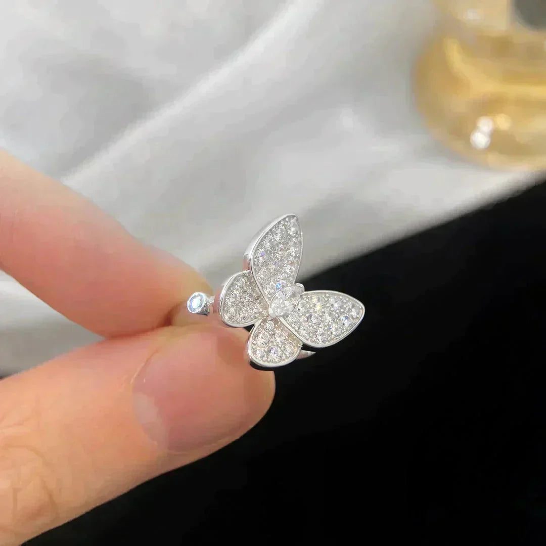 Van Cleef & Arpels BUTTERFLY DIAMOND RING - Image 4