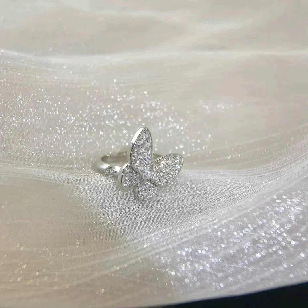 Van Cleef & Arpels BUTTERFLY DIAMOND RING - Image 5