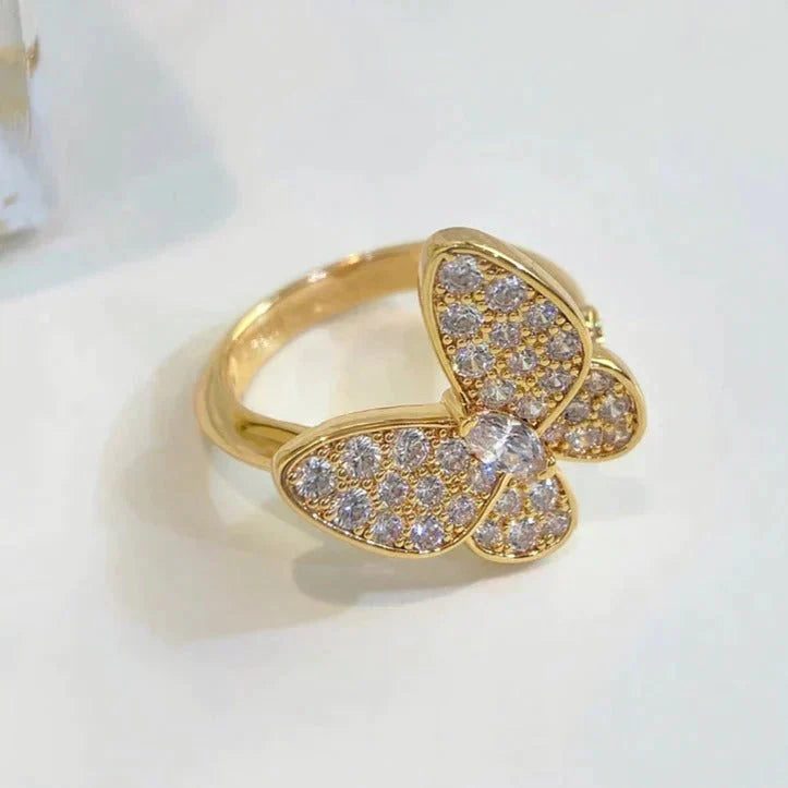 Van Cleef & Arpels BUTTERFLY DIAMOND RING - Image 2