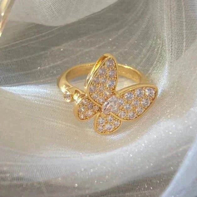 Van Cleef & Arpels BUTTERFLY DIAMOND RING - Image 7