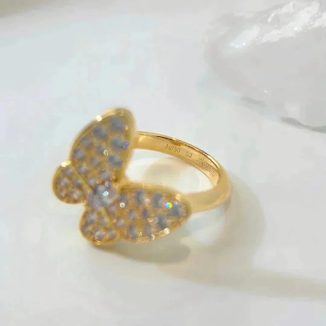 Van Cleef & Arpels BUTTERFLY DIAMOND RING - Image 10