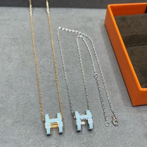 Hermès POP H SKY BLUE NECKLACE