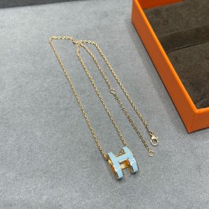 Hermès POP H SKY BLUE NECKLACE