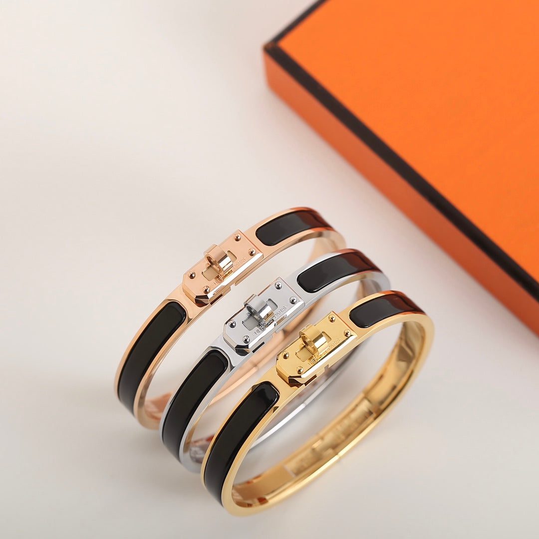 Hermès HM KELLY BLACK BRACELET