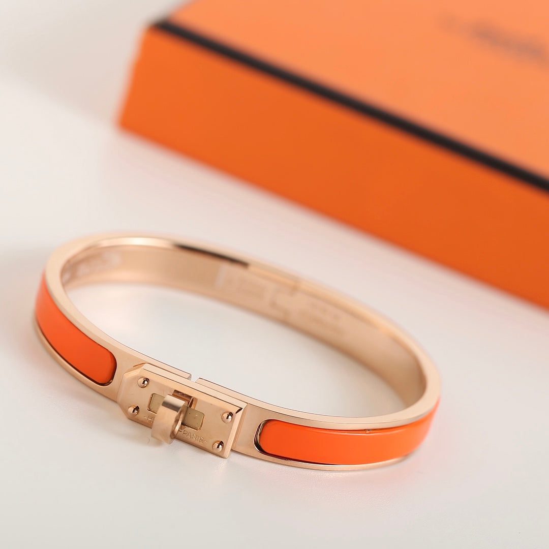 Hermès HM KELLY ORANGE BRACELET - Image 2