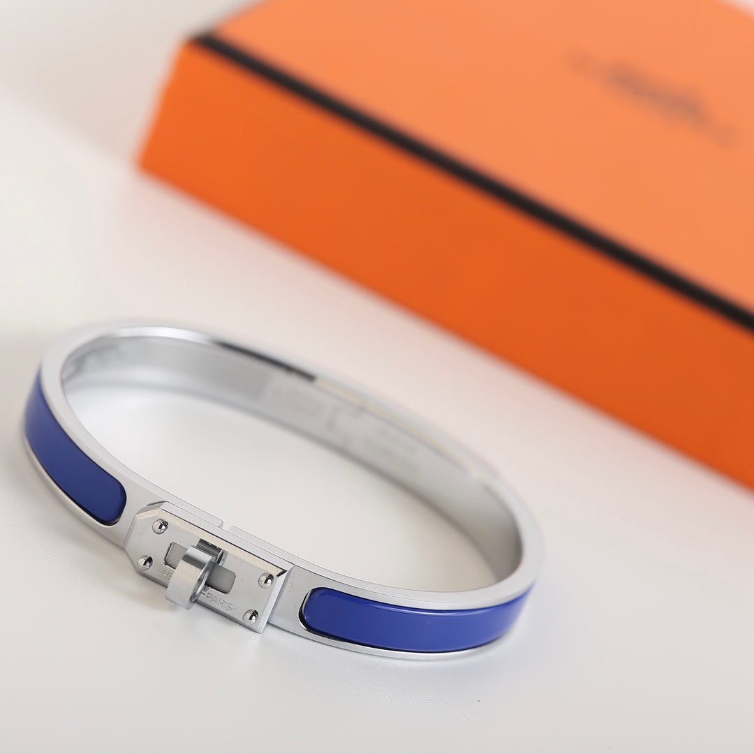 Hermès HM KELLY BLUE BRACELET - Image 2