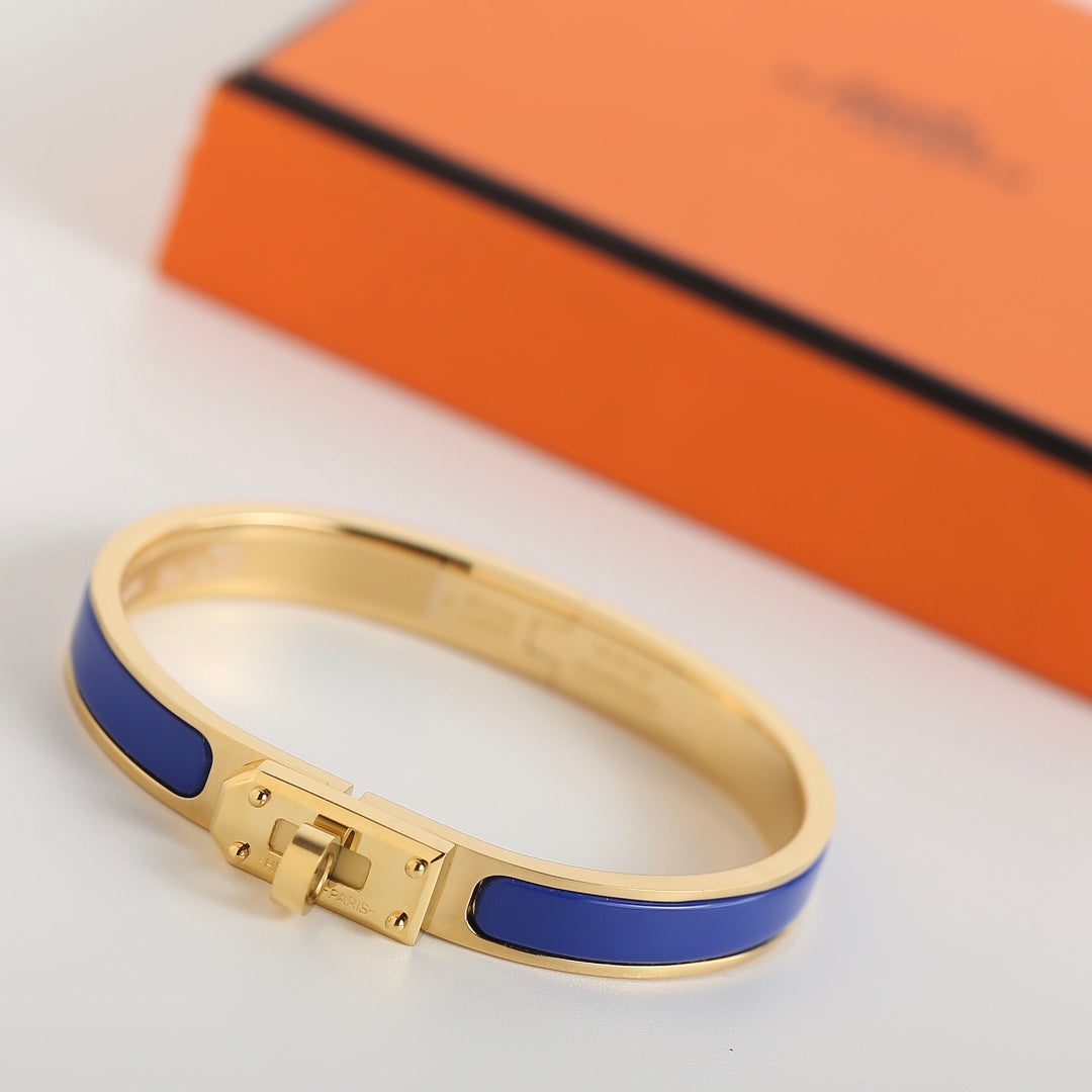 Hermès HM KELLY BLUE BRACELET - Image 3