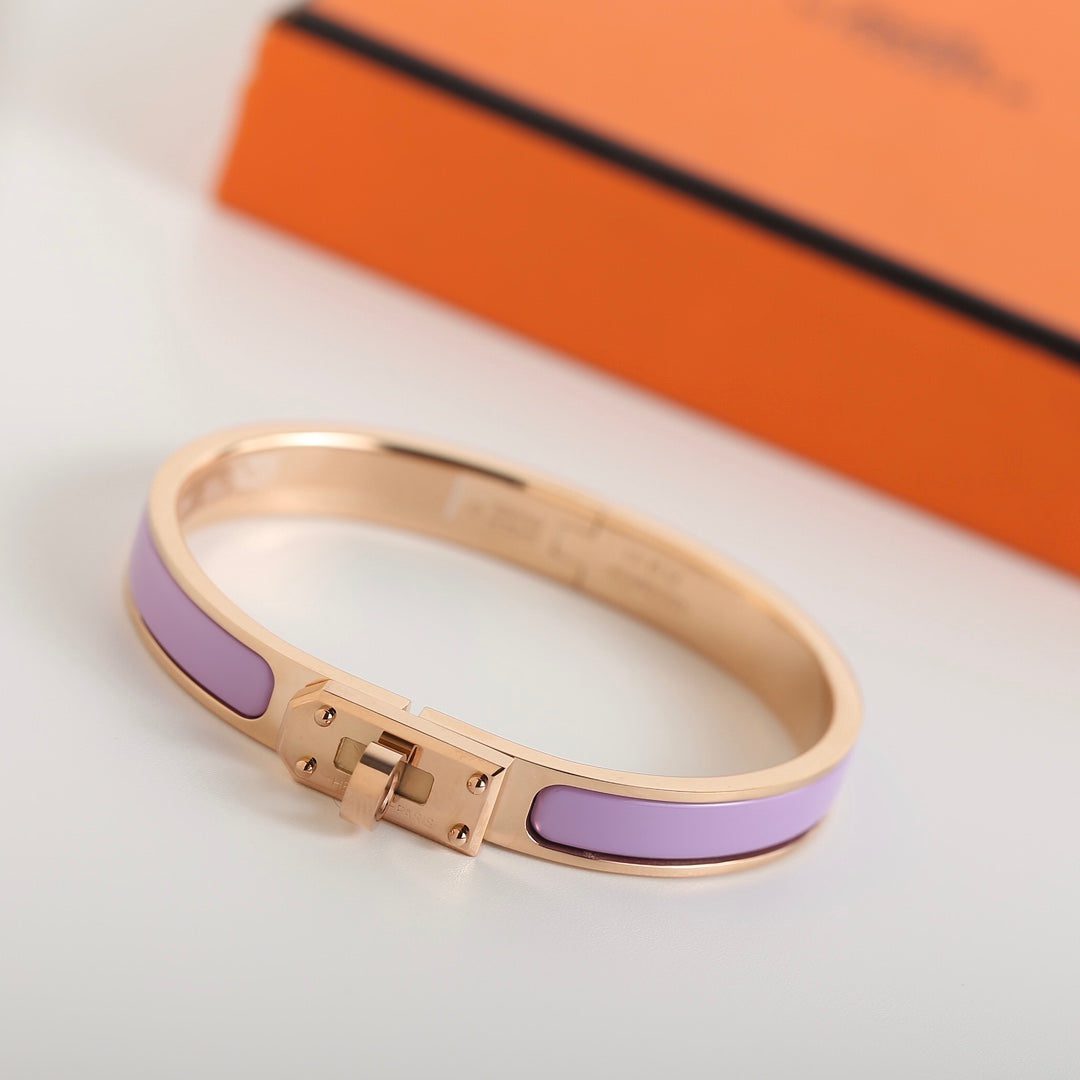 Hermès HM KELLY PURPLE BRACELET - Image 2