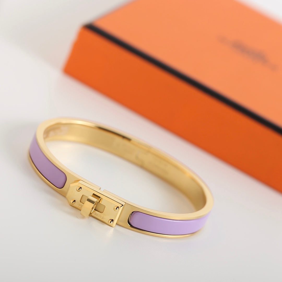 Hermès HM KELLY PURPLE BRACELET - Image 4