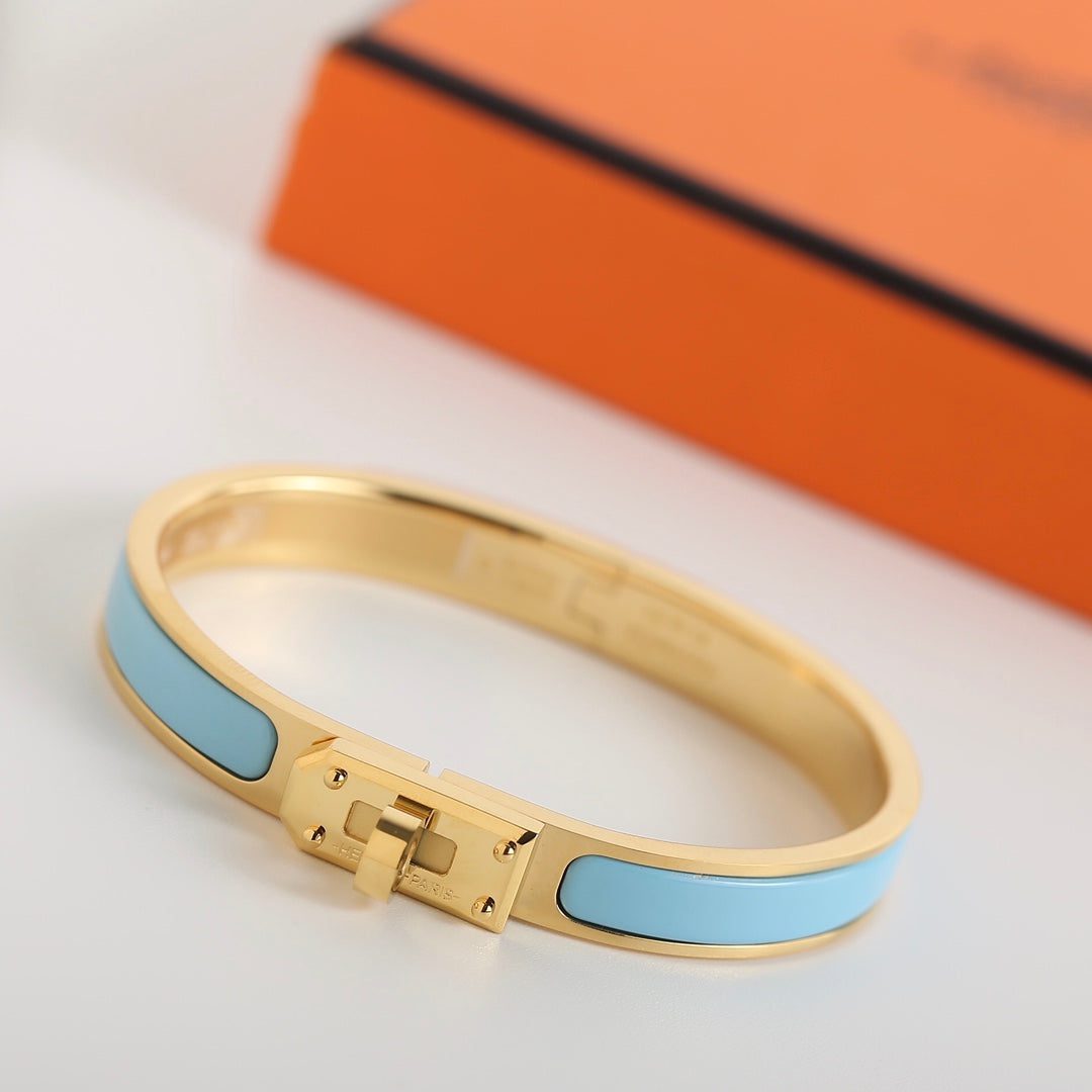 Hermès HM KELLY CLOUD BLUE BRACELET - Image 2