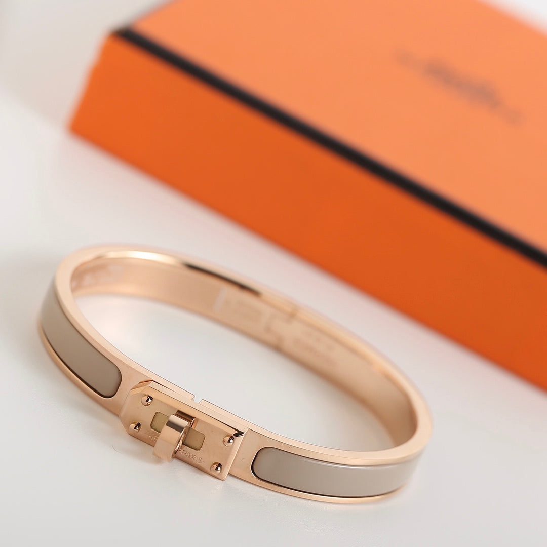 Hermès HM KELLY GREY BRACELET - Image 4