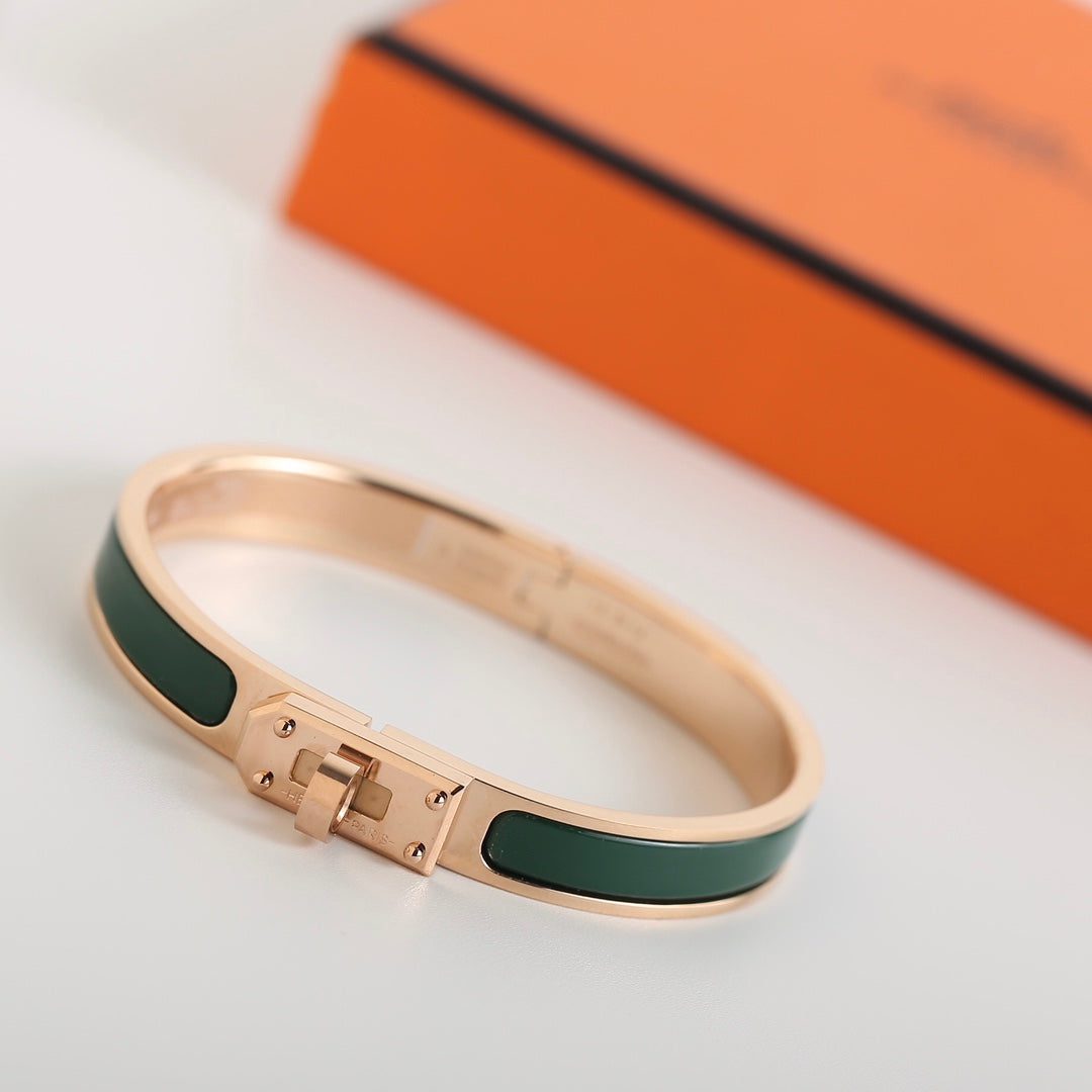 Hermès HM KELLY KHAKI BRACELET - Image 4