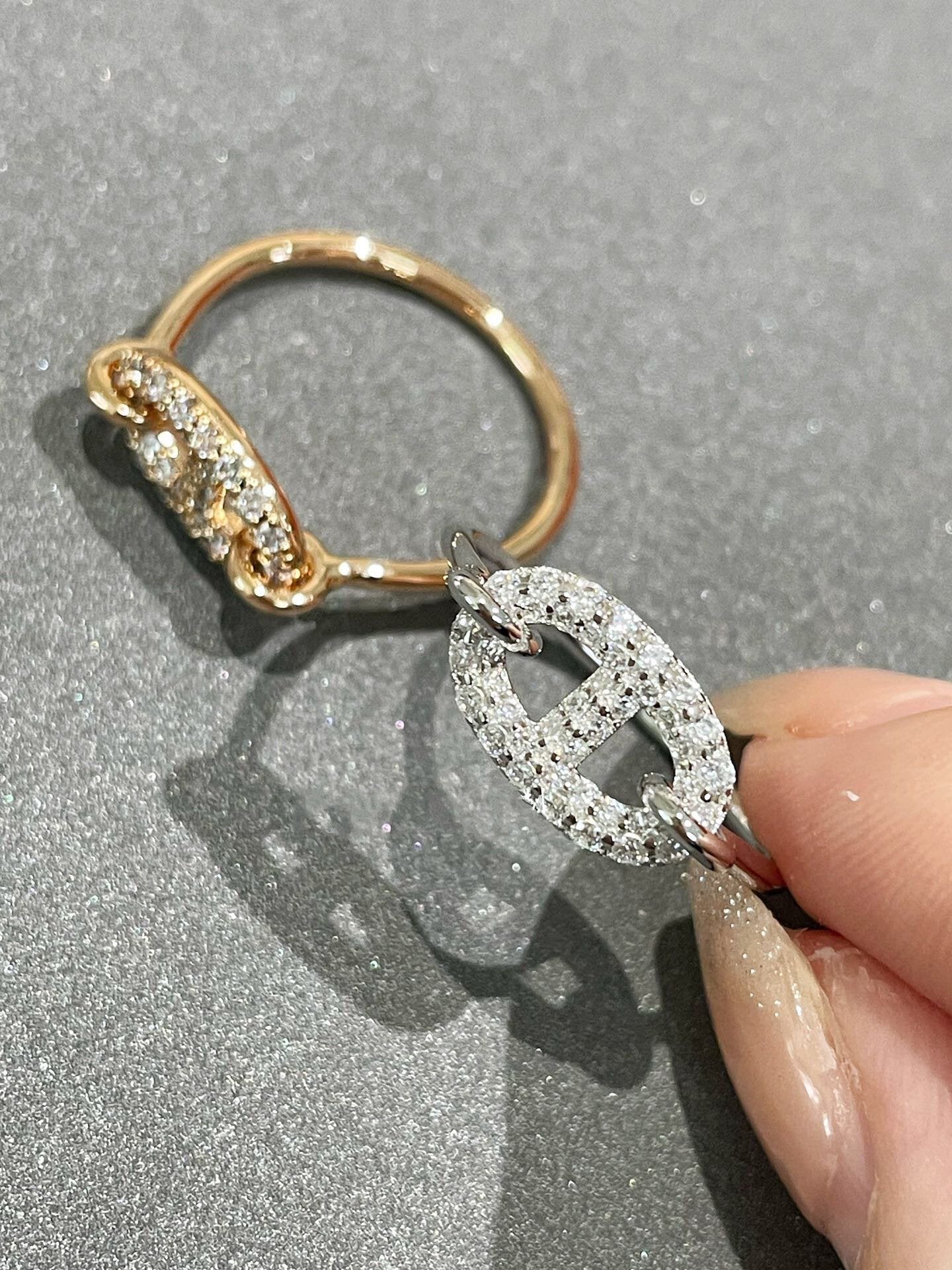 Hermès RONDE SMALL DIAMOND RING - Image 5