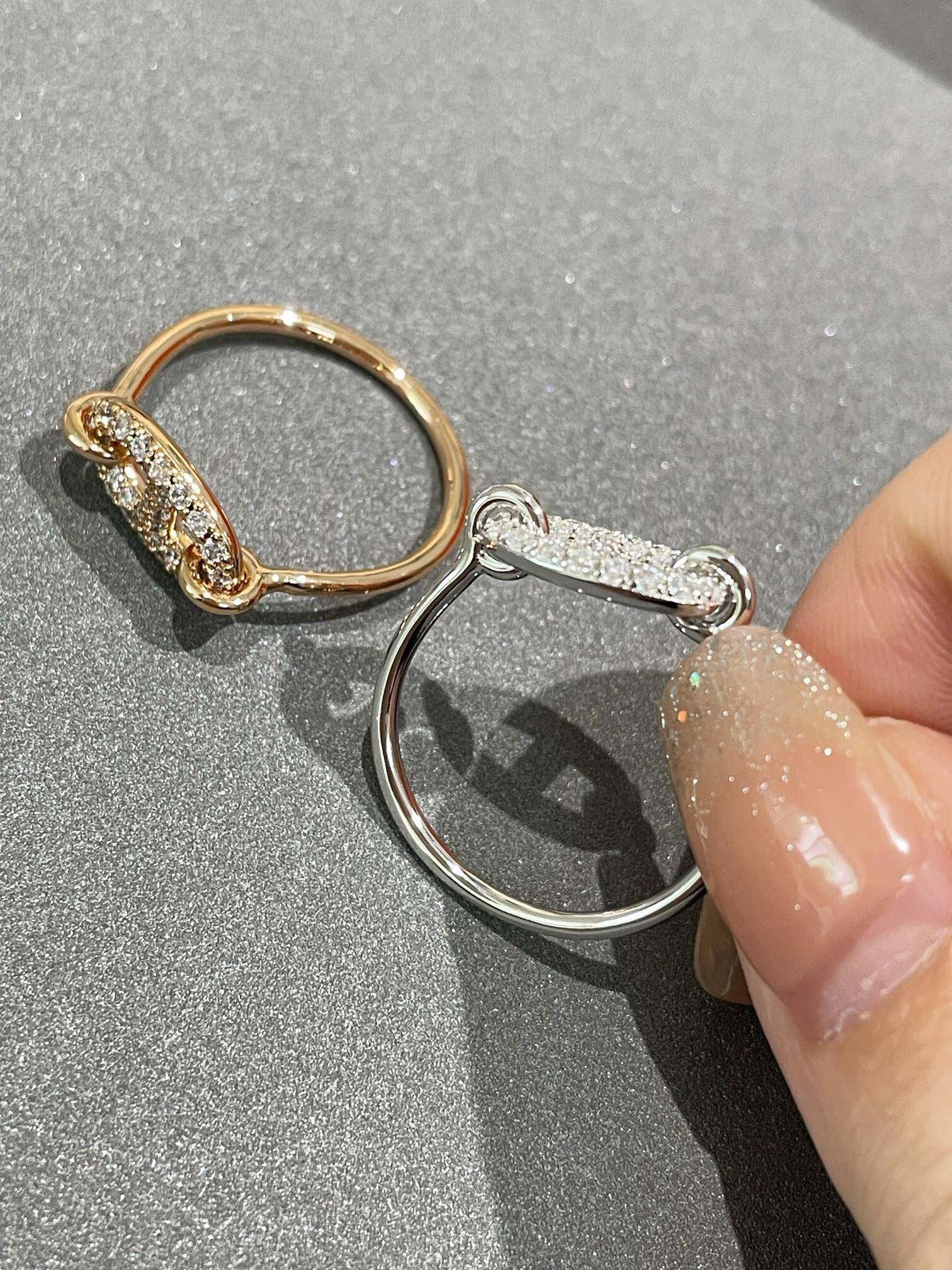 Hermès RONDE SMALL DIAMOND RING - Image 6