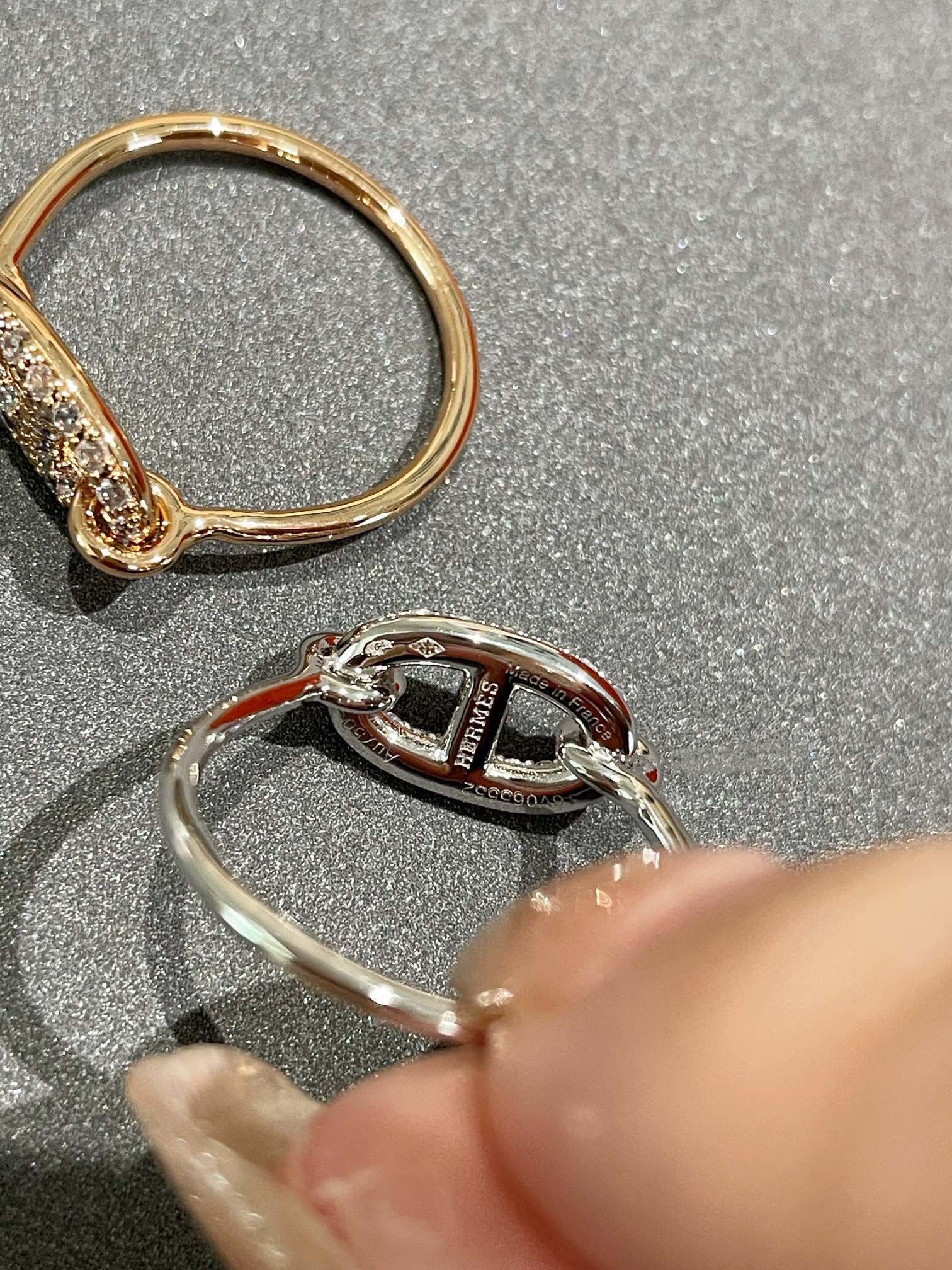 Hermès RONDE SMALL DIAMOND RING - Image 7