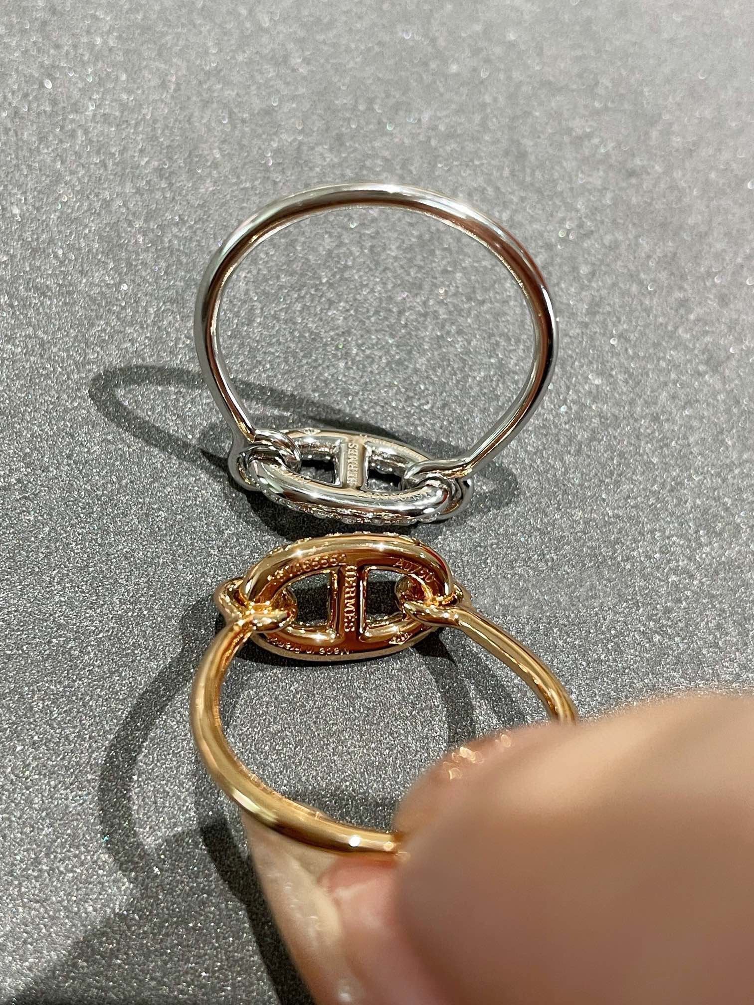 Hermès RONDE SMALL DIAMOND RING - Image 8