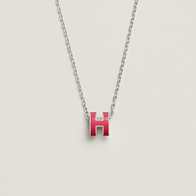 Hermès H NECKLACE PINK