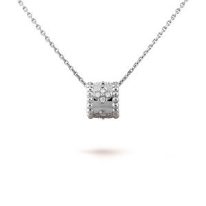 Van Cleef & Arpels PERLEE PEDANT SIVLER DIAMOND NECKLACE