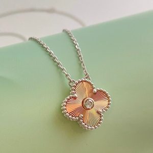 Van Cleef & Arpels CLOVER 15MM DIAMOND LASER NECKLACE- CHRISTMAS 2024 SPECIAL EDITION