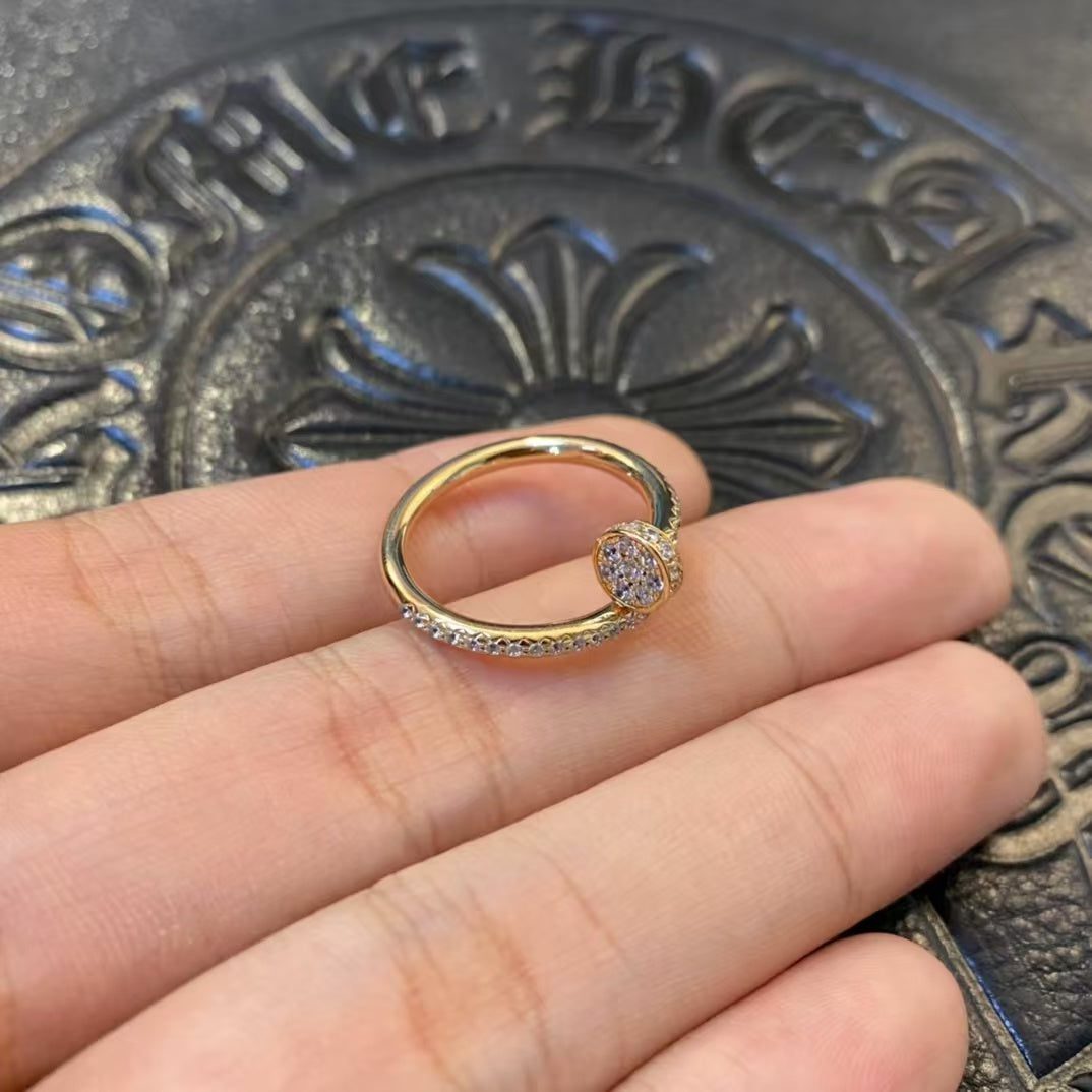 CartierJUSTE RING 1.8MM GOLD DIAMONDS - Image 3